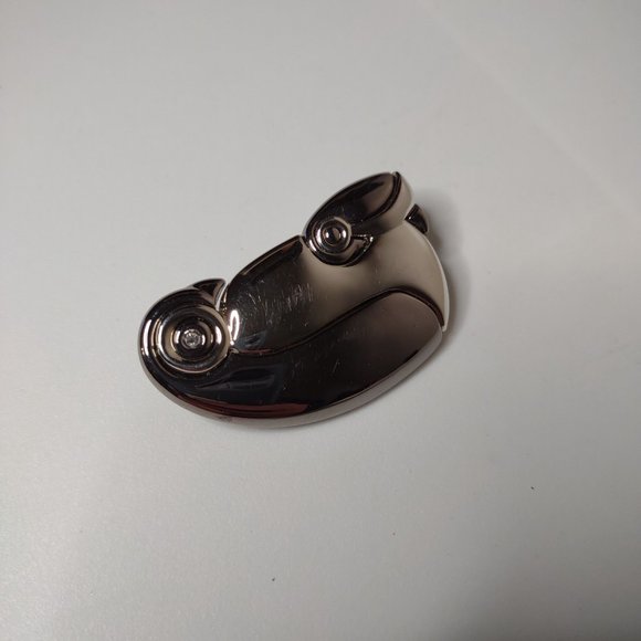 Dark Silver Tone Metal Penguin Brooch - Picture 3 of 11